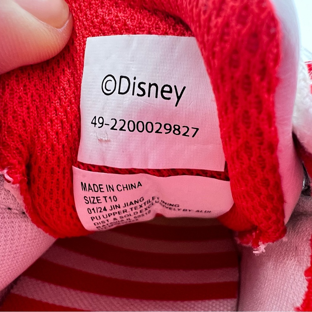 Minnie Mouse little girls size 10 white tennis shoes - Picture 8 of 8